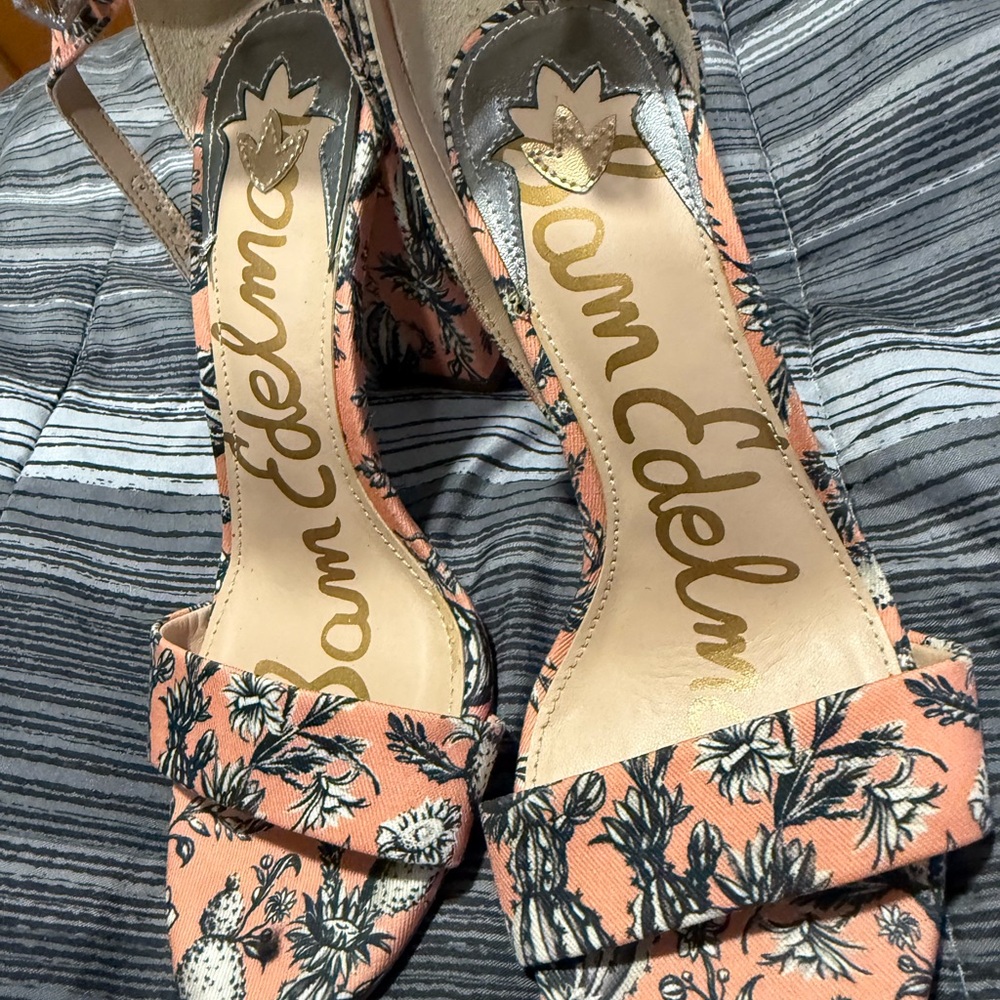 Sam Edelman Women's Floral Sandals - Pink